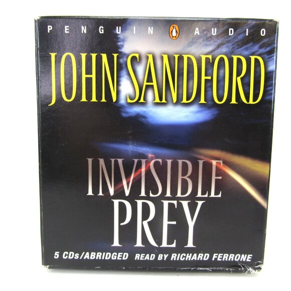 John Sandford Penguin Audio Audiobooks Lot of 2 Invisible Prey and Dead Watch - Picture 2 of 6